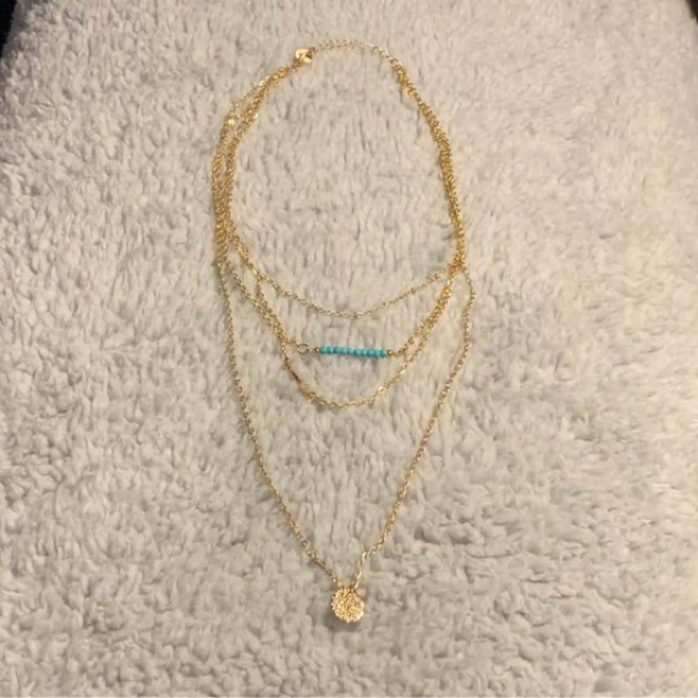 Women’s Gold Multi Layered Necklace